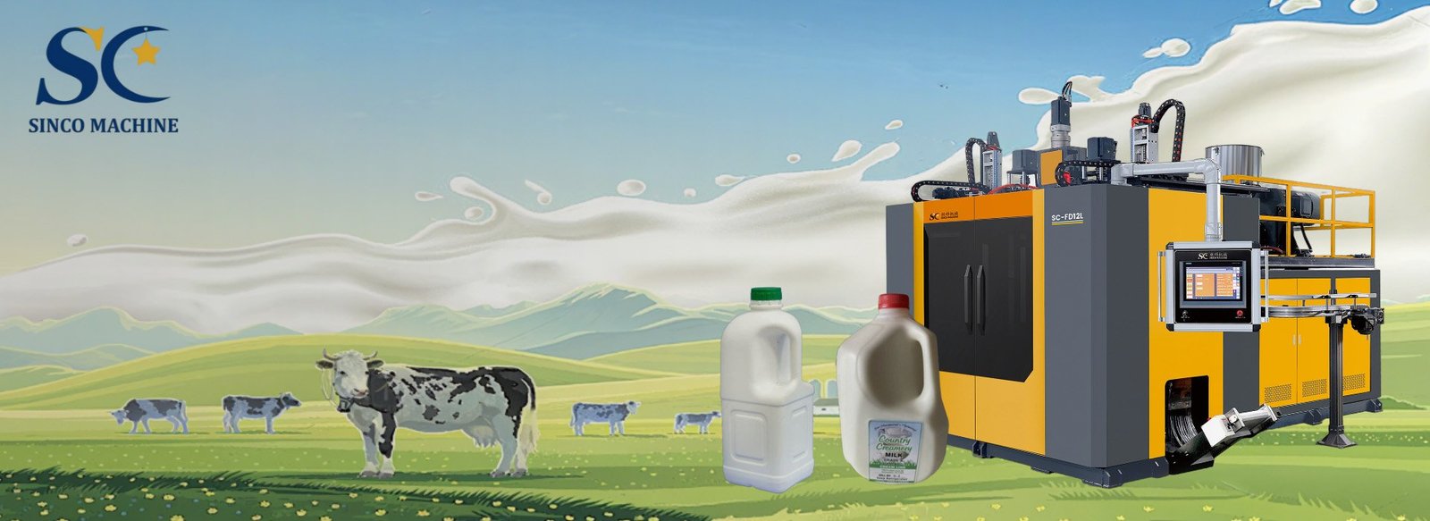 Milk Bottle Blow Molding Machine