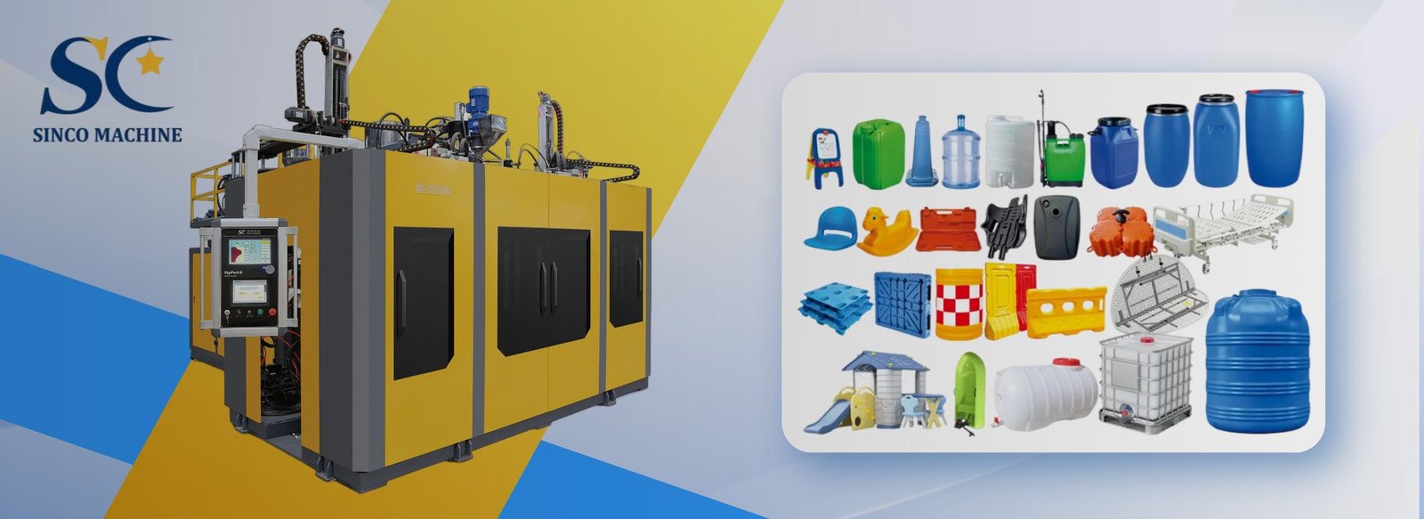 Next-Gen Multilayer Sinco Co Extrusion Blow Molding Machine for Performance Packaging