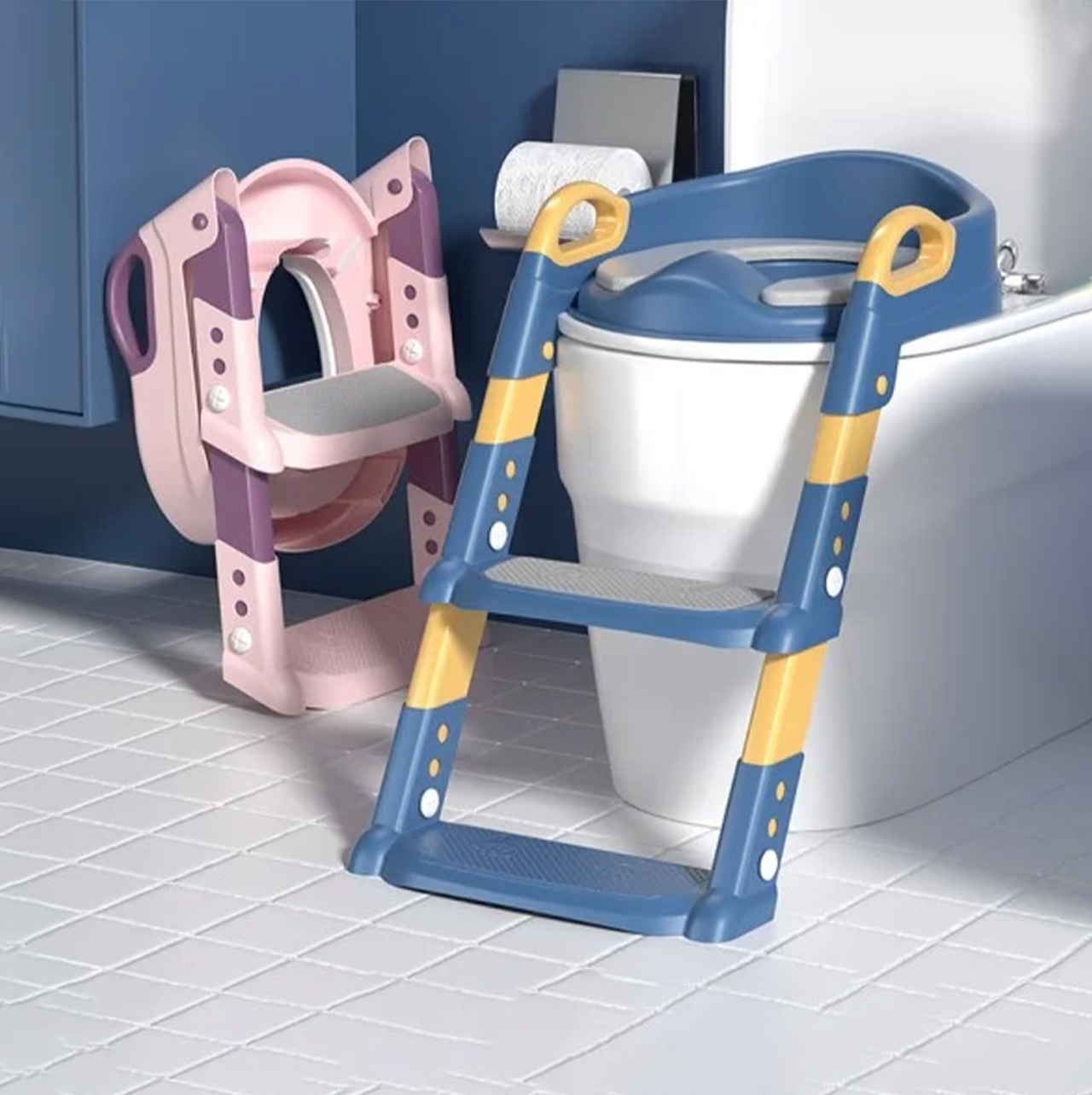 Foldable Toddler Toilet Ladder Seat
